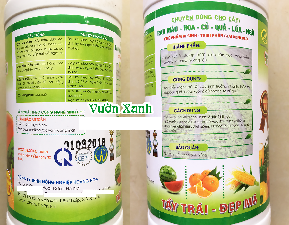 Tinh chất dịch chiết trùn quế & rong biển siêu đậm đặc 1L, dinh dưỡng dễ hấp thụ cho mọi loại cây