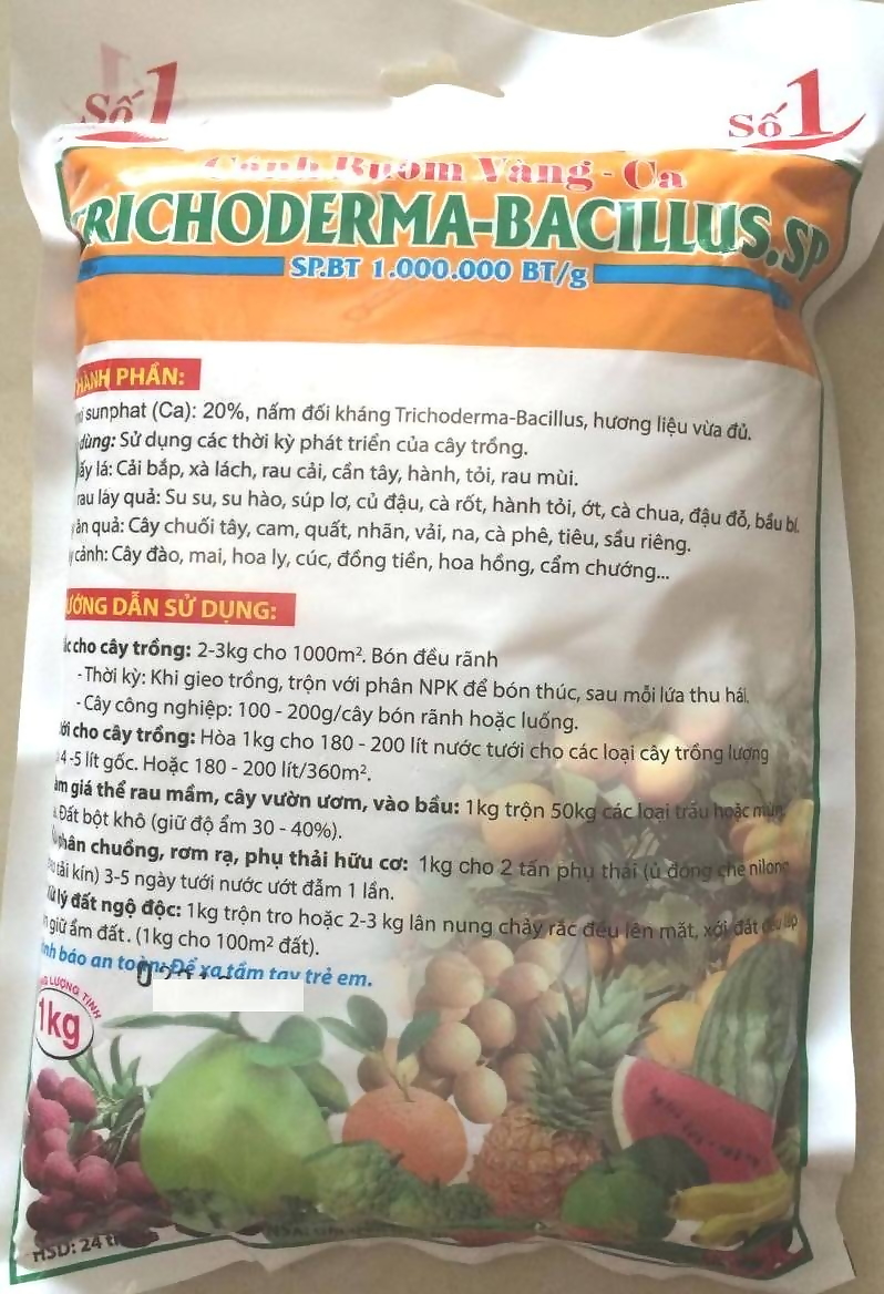 (1kg) Nấm ủ Trichoderma Hoàng Nga chuyên ủ phân chuồng, phân hữu cơ, hạn chế nấm đất