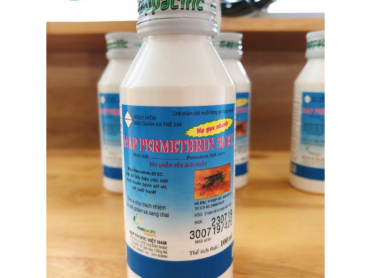 Trừ muỗi, kiến gián, .....  Map perthrin 50EC 100ml 