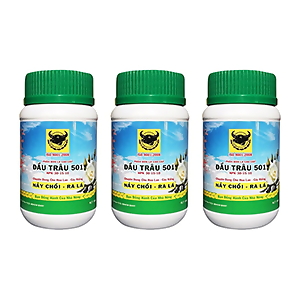 Phân bón NPK, phân bón lá Đầu Trâu chuyên dành cho hoa lan, cây kiểng 100gr/hũ