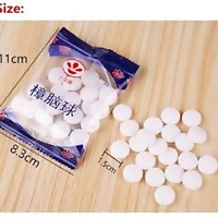 Bịch băng phiến, long não xua đuổi côn trùng, kiến gián, ruồi vàng - khử mùi ẩm môc (20 viên/bịch)