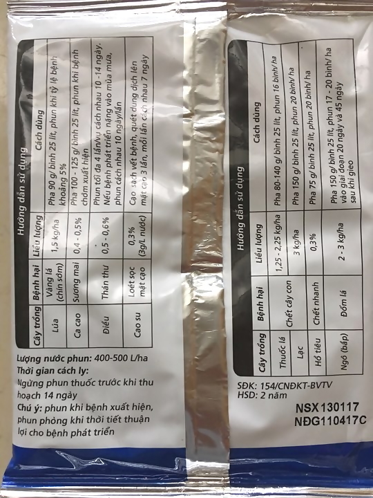 Ridomild gold 100gr chuyên dùng tưới trừ nấm thối rễ, quét xì mủ, chảy nhựa thân cây