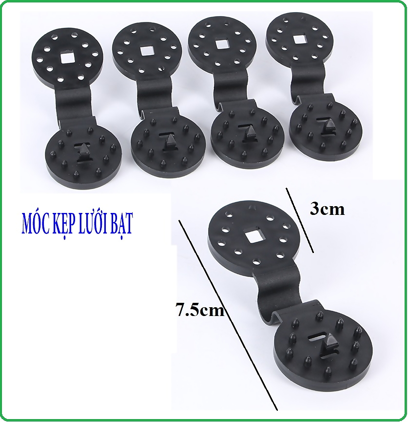 Bộ 50 Kẹp Vải Bạt Che Nắng Cho Nhà Kính Ngoài Trời, Dụng cụ kẹp bạt che nắng. Kẹp Tấm Lưới Che Nắng Ngoài Trời, Kẹp Lưới