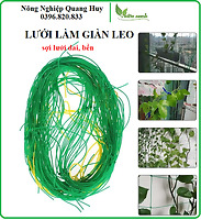 Lưới làm giàn dây leo, lưới làm giàn cây Ollie net (xanh) thích hợp làm giàn dưa lưới, khổ qua, mướp,...