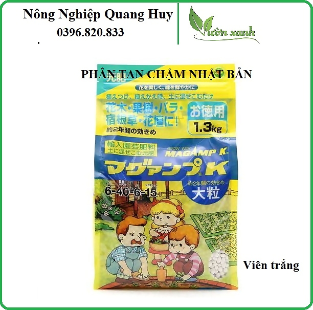 Phân tan chậm MagampK Nhật Bản 6-40-6-15 gói 600gr- NK Nguyên gói