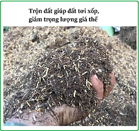 500gr- Vỏ trấu khô làm giá thể trồng hoa, lan, thủy canh, chăn nuôi