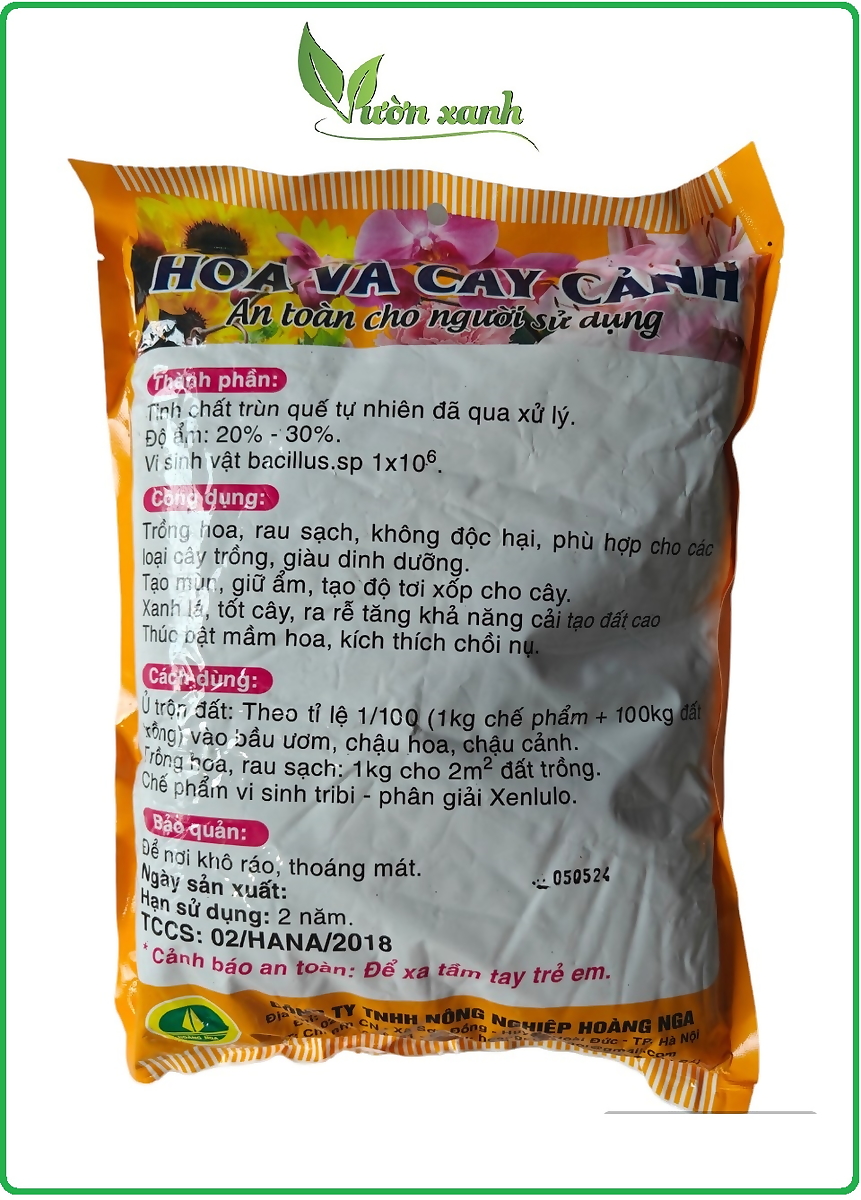 PHAN TRÙN QUẾ SIÊU HOA CÂY CẢNH nguyên chất 2kg, phân trùn quế siêu hoa cây cảnh