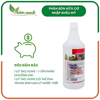 Chế phẩm Humic TNC Hume, tốt rễ, giải độc cây 1L- Có bổ sung nấm Trichoderma
