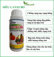 Phân bón siêu Canxi Bo chai (500ml/ 1 lít/ 90gr) chống rụng hoa, trái non, nứt trái, thối trái