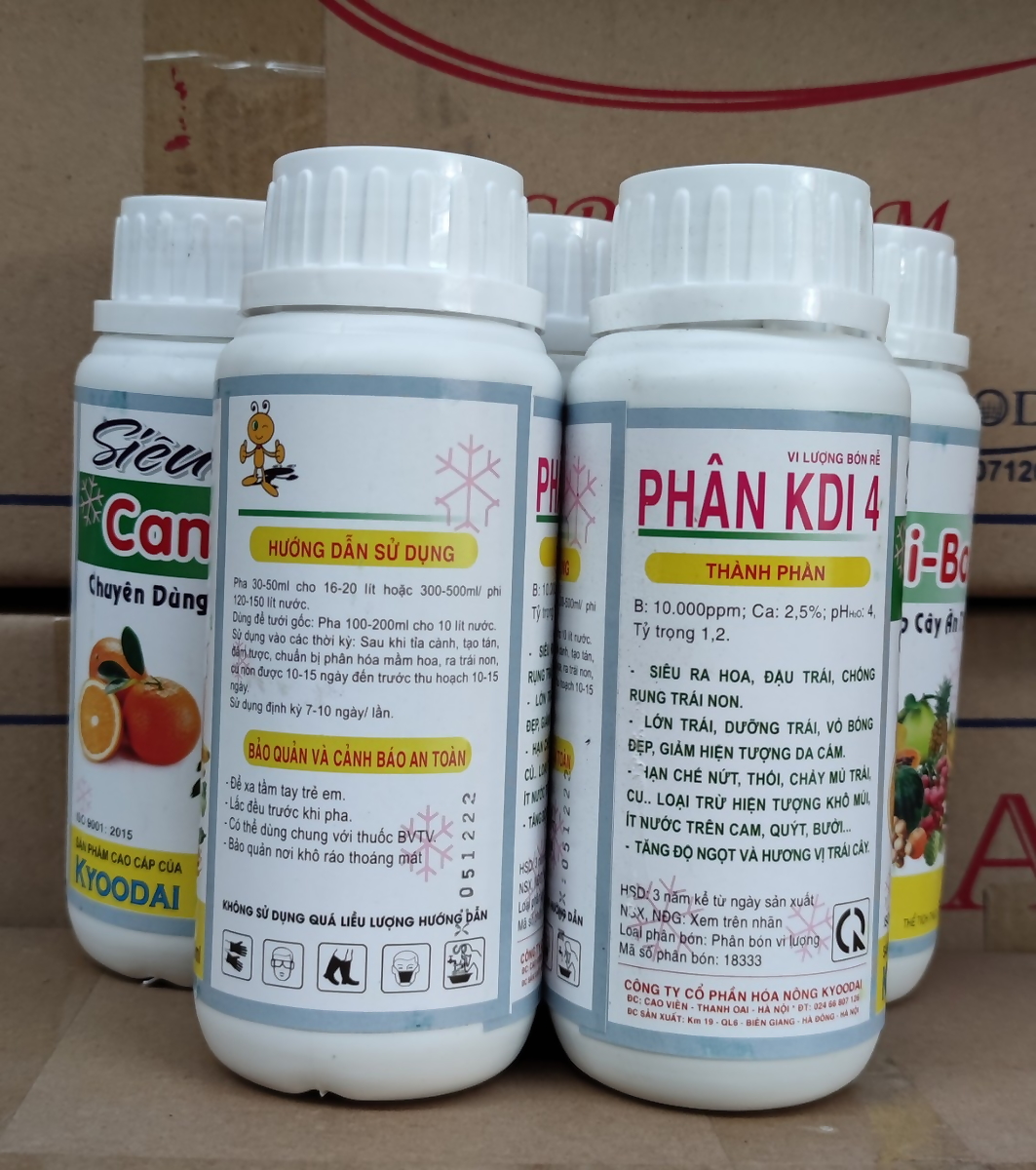 Phân bón siêu Canxi Bo chai (500ml/ 1 lít/ 90gr) chống rụng hoa, trái non, nứt trái, thối trái