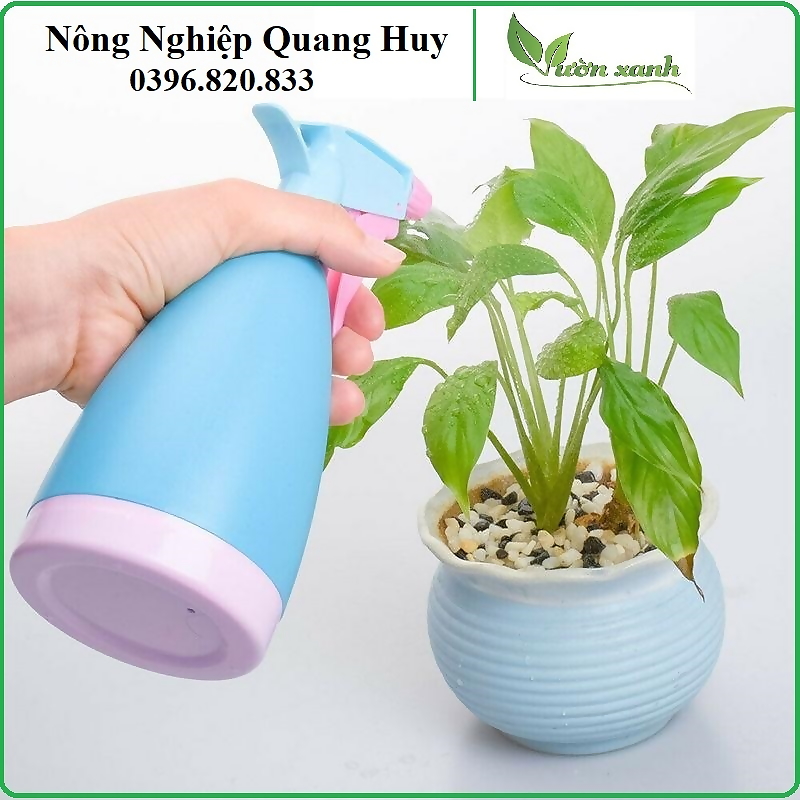 Bình tưới cây phun sương dạng xịt 500ml (bình HQ) có thể phun tia hoặc phun sương tiện dụng tưới hoa cây cảnh,xịt lau kính