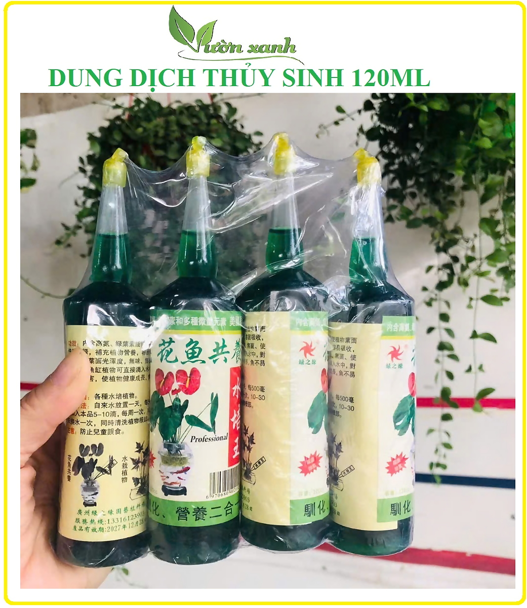 Dung dịch thủy canh 120ml- dinh dưỡng cho cây thủy canh, cây trồng nước