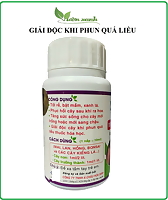 Phân bón sinh học Ami green - chai 100ml kích rễ, giải độc hữu cơ cho cây