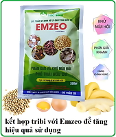 Chế phẩm sinh học Emzeo khử mùi hôi phân cá, đậu tương, rác thải nhà bếp