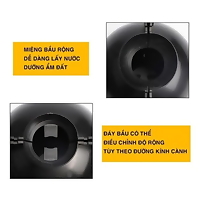 Bầu nhựa chiết cành các loại, tăng khả năng ra rễ, bảo vệ bẩu chiết tối đa, dụng cụ chiết cành tiện lợi
