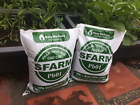 Phân bón hữu cơ trùn quế cao cấp Sfarm, không mùi, tăng độ mùn cho đất, an toàn cho rễ cây, trồng rau hữu cơ