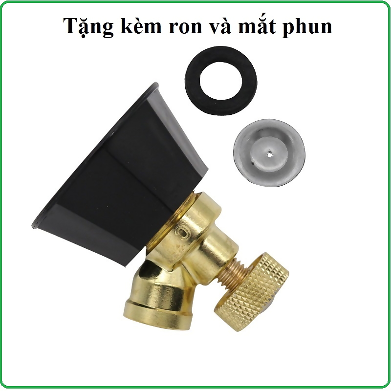 Đầu Vòi Phun, béc phun  Tăng Áp Bằng Đồng Điều Chỉnh Chế Độ Phun Cây, Tưới Lan