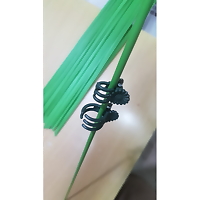 1kg -Cây kẽm bọc nhựa uốn cành lan, que cắm cành lan hồ điệp que uốn cành lan (nâu/ xanh lõi trắng)