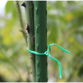 Cuộn dây kẽm bọc nhựa cố định cành hoa, cây cảnh, cố định dây điện, dây mạng...20m, 50m, 100m